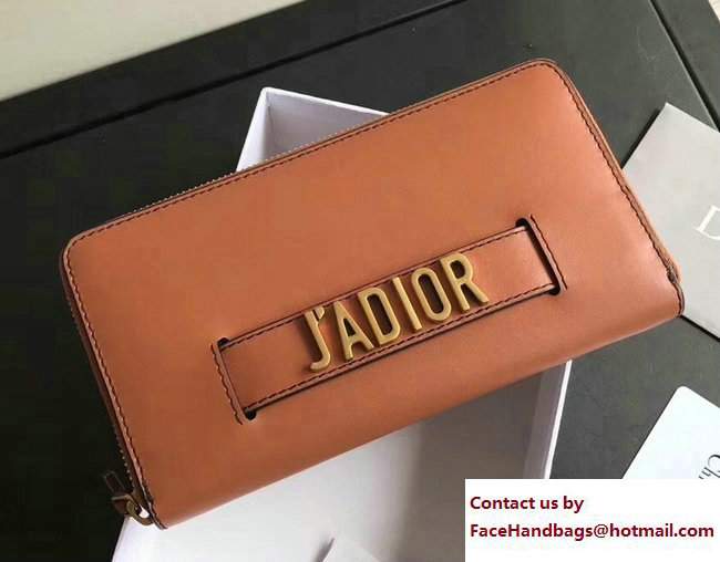 Dior J'adior Voyageur Croisiere Wallet Caramel 2017 - Click Image to Close