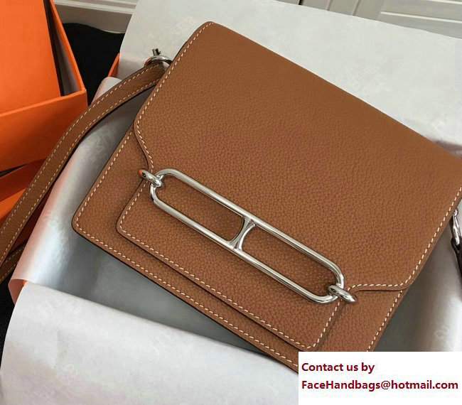 Hermes Togo Leather Sac Roulis Bag Khaki - Click Image to Close