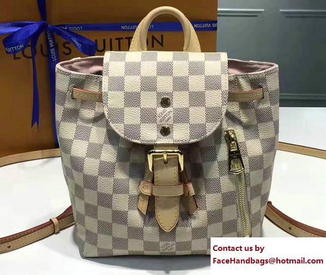 Louis Vuitton Damier Azur Canvas Sperone BB Mini Backpack Bag N44026