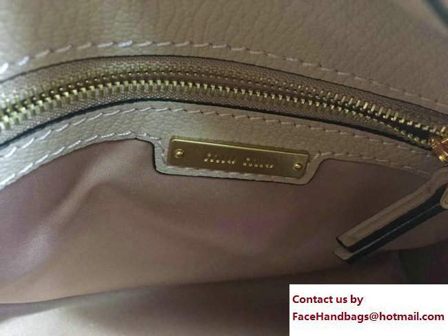 Miu Miu Madras Bow Top Handle Bag 5BA059 Nude Pink 2017