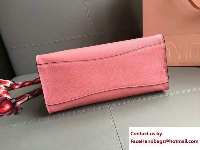 Miu Miu Madras Miu Click Top Handle Bag 5BA046 Pink 2017