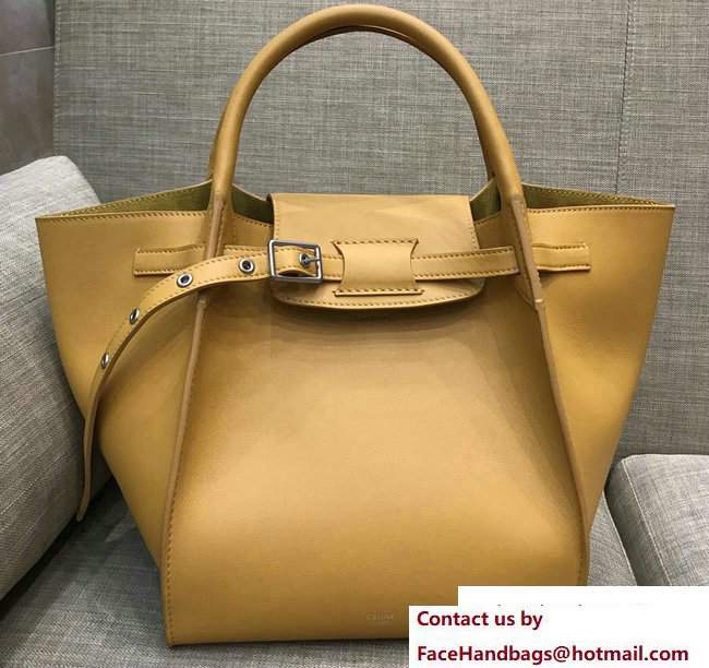 Celine Small Big Bag With Long Strap 183313 Yellow 2018
