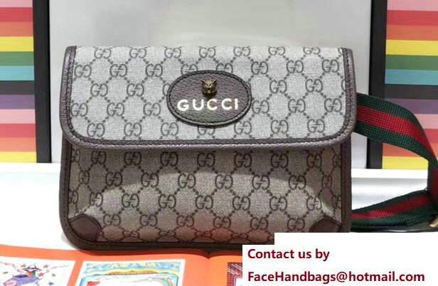 Gucci GG Supreme Web Belt Bag 493930 2017