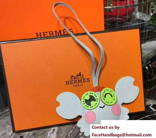 Hermes Crab Leather Bag Charm 14