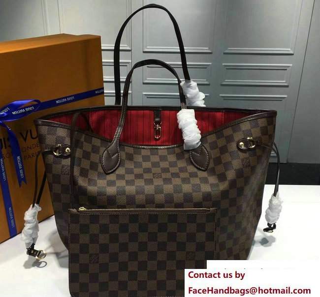 Louis Vuitton Damier Ebene Canvas Neverfull MM Bag N41358 Original Quality Louis Vuitton Damier Ebene Canvas Neverfull MM Bag N41358 Original Quality