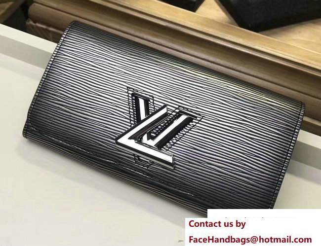 Louis Vuitton Epi Leather Twist Wallet M62052 Platine 2017