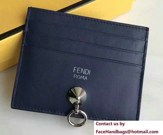 Fendi By The Way Card Holder Blue 2018