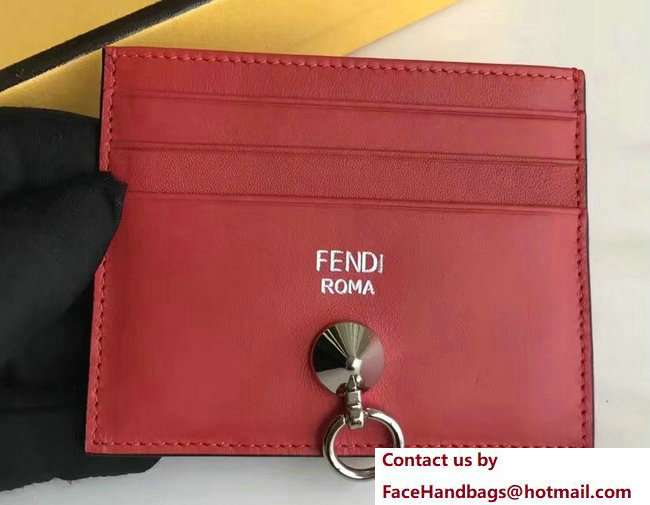 Fendi By The Way Card Holder Red 2018