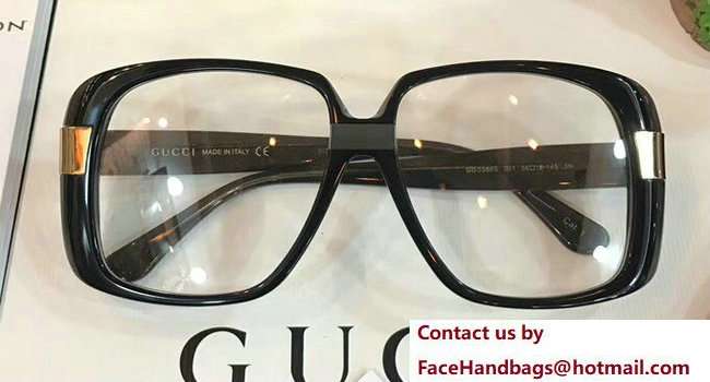 Gucci Oversize Round-Frame Acetate Sunglasses 506217 01 2018