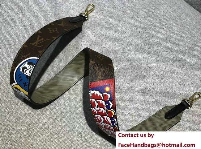 Louis Vuitton Kabuki Stickers Bandouliere Shoulder Strap J02399