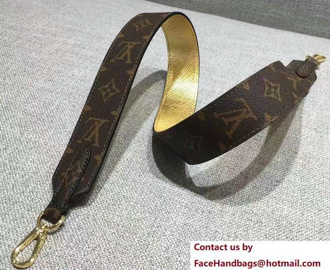 Louis Vuitton Monogram Canvas Bandouliere Shoulder Strap EPI Gold J02334