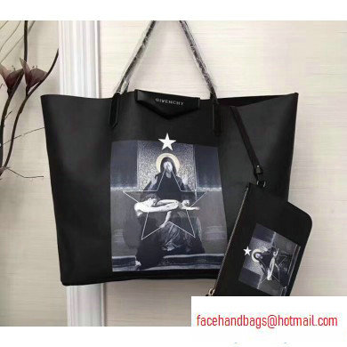 Givenchy Coated Canvas Antigona Shopper Tote Bag 10
