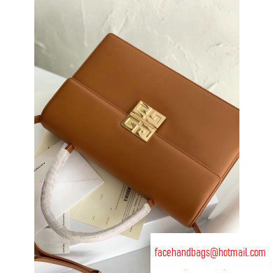 Givenchy Vintage Leather Shoulder Large Bag Brown