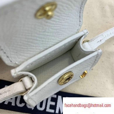 Jacquemus Leather Le Petit Chiquito Bag White - Click Image to Close