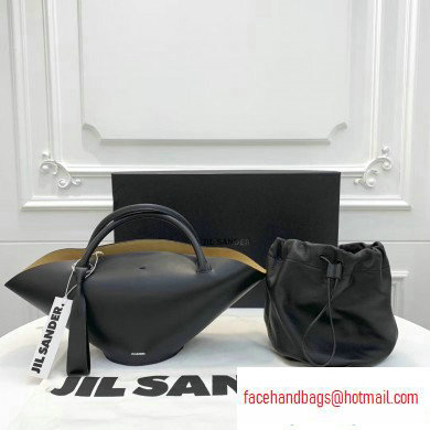 Jil Sander Small Sombrero Tote Bag Black