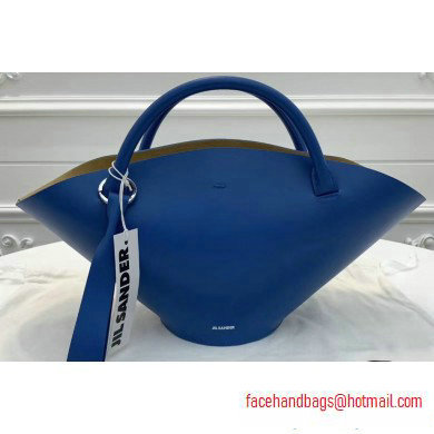Jil Sander Small Sombrero Tote Bag Blue - Click Image to Close