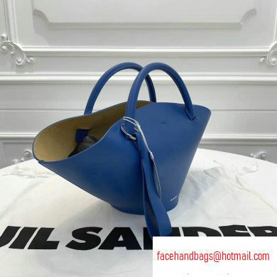 Jil Sander Small Sombrero Tote Bag Blue - Click Image to Close