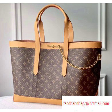 Louis Vuitton Monogram Canvas Cabas Voyage Tote Bag with Chain M44878 2020