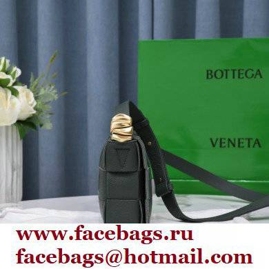 Bottega Veneta Intreccio Cassette Cross-body Bag Grained Leather Dark Green 2021 - Click Image to Close