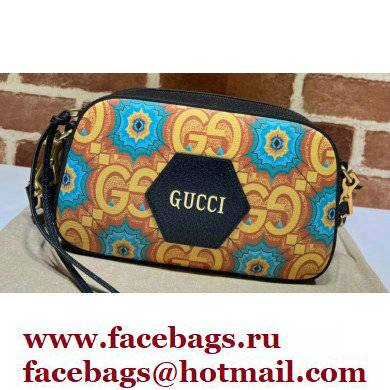 Gucci 100 Messenger Bag 476466 Kaleidoscope Print 2021