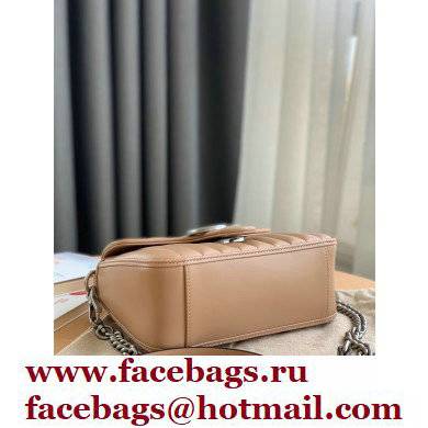 Gucci Aria Collection GG Marmont Mini Top Handle Bag 583571 Rose Beige 2021 - Click Image to Close
