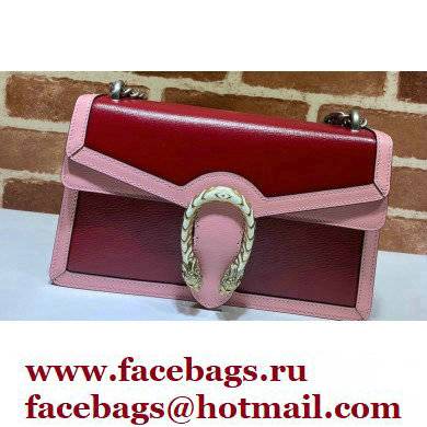 Gucci Dionysus Small Shoulder Bag 400249 Leather Red/Pink 2021