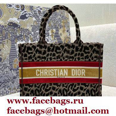 Dior Small Book Tote Bag in Multicolor Mizza Embroidery Brown 2021 - Click Image to Close