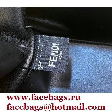 Fendi First Small Crocodile Pattern Bag Black 2021 - Click Image to Close