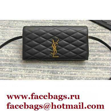 Saint Laurent Kate Supple 99 Bag in Quilted Lambskin 676628 Black