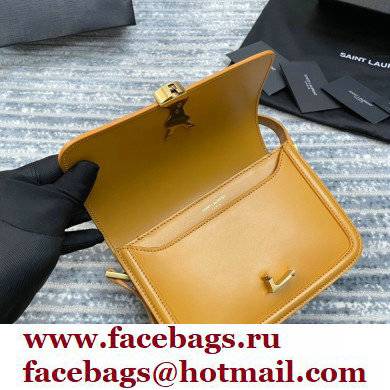Saint Laurent Solferino Small Satchel Bag In Box Leather 634306 Yellow 02