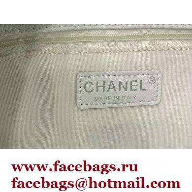 Chanel GST Shopping Tote Bag A50995 in Caviar Leather White/Silver - Click Image to Close