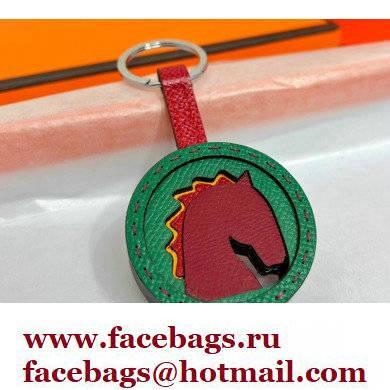 Hermes Horse Head Key Ring Charm 14 2022 - Click Image to Close