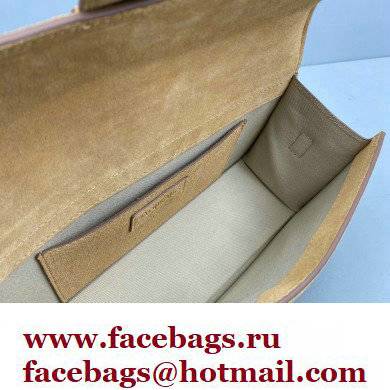 Jacquemus suede Le grand Bambino Large Envelope handbag beige - Click Image to Close