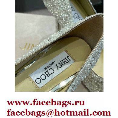 Jimmy Choo Heel Glitter Love Pumps Light Gold 2022 - Click Image to Close