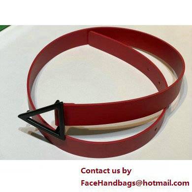 Bottega Veneta Width 2.5cm leather triangle belt 08