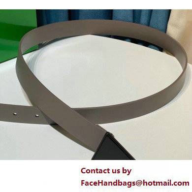 Bottega Veneta Width 2.5cm leather triangle belt 11