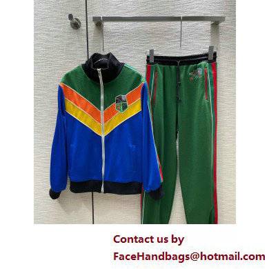 The North Face x Gucci Blue and multicolor cotton jacket and pants 2022 - Click Image to Close
