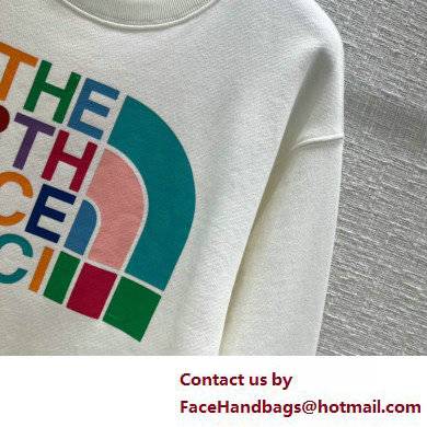 The North Face x Gucci sweatshirt white 2022