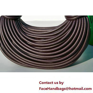 Bottega Veneta Mini Jodie tubular leather top handle Bag Coffee - Click Image to Close