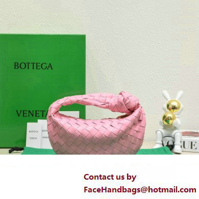 Bottega Veneta intrecciato leather mini jodie top handle bag ribbon 2023