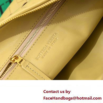 Bottega Veneta intrecciato leather small jodie shoulder bag beige - Click Image to Close