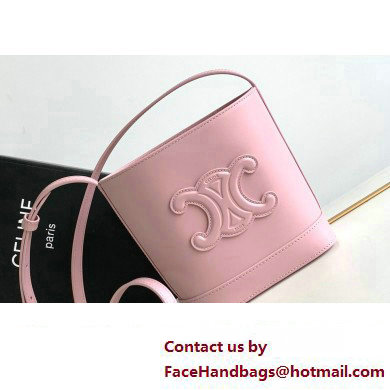 Celine MINI BUCKET CUIR TRIOMPHE Bag in SMOOTH CALFSKIN 10L433 Pink