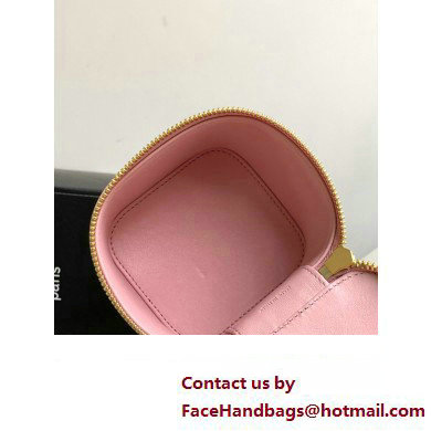Celine MINI VANITY CASE CUIR TRIOMPHE Bag in SMOOTH CALFSKIN 10J763 Pink - Click Image to Close