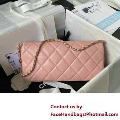 Chanel Lambskin Clutch with Chain Bag AS3791 Pink 2023