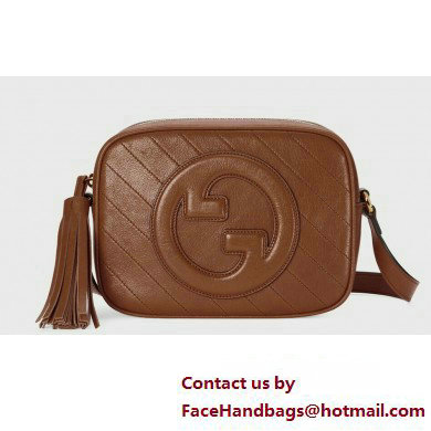Gucci Blondie small shoulder bag 742360 Brown 2023