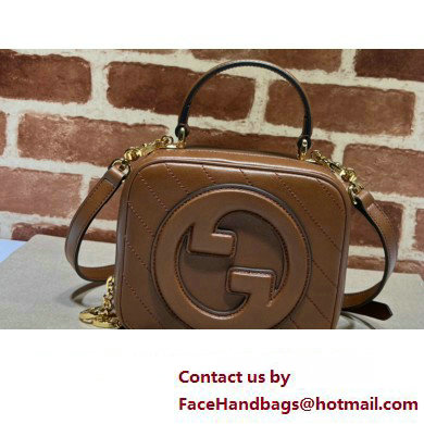 Gucci Blondie top handle bag 744434 Brown 2023