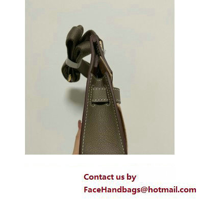 Hermes mini jypsiere bag in TOGO leather Elephant Gray with Gold Hardware (original quality+handmade)