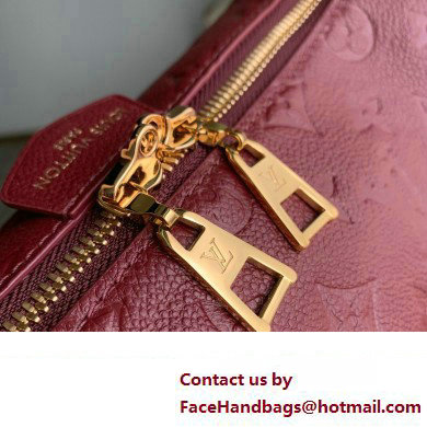 Louis Vuitton Embossed supple grained cowhide leather Sac Sport Bag M46674 Wine Red 2023 - Click Image to Close