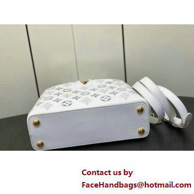 Louis Vuitton LV Broderie Anglaise Capucines BB Bag M20742 White 2023 - Click Image to Close