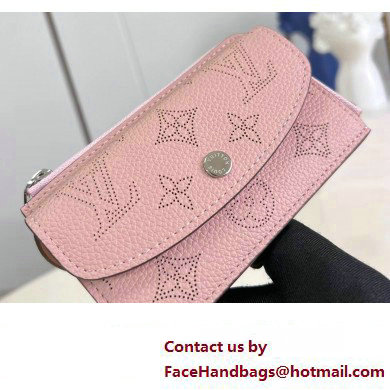Louis Vuitton Mahina perforated calf leather Card Holder Recto Verso M81287 Pink 2023 - Click Image to Close